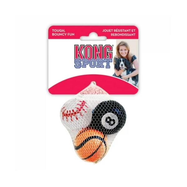 KONG Hundleksak Sport Balls 3p