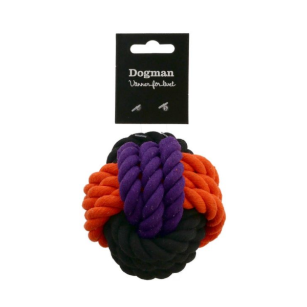 Dogman hundleksak repboll orange 9cm