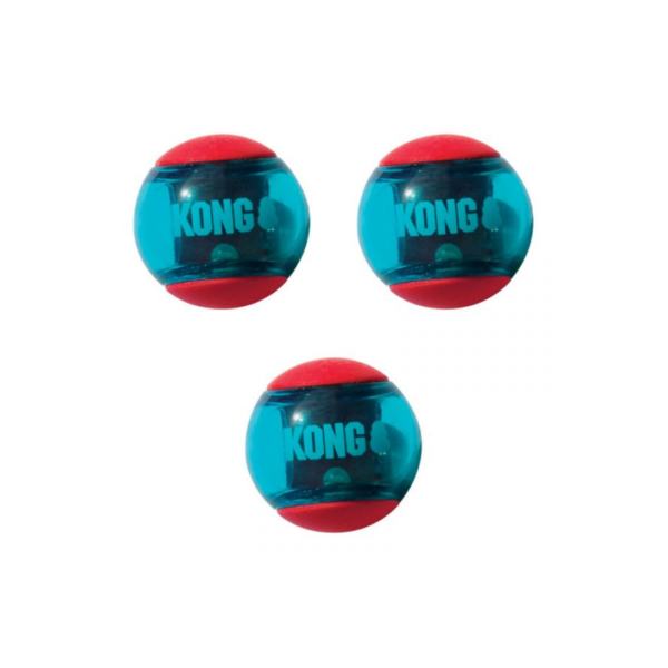 KONG Leksak Squeezz Action Ball 3p